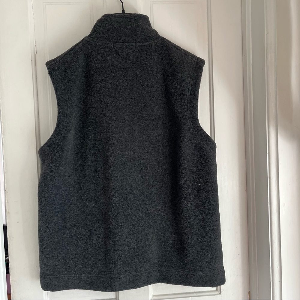 Banana Republic grey fleece mens vest size XL - Picture 3 of 7